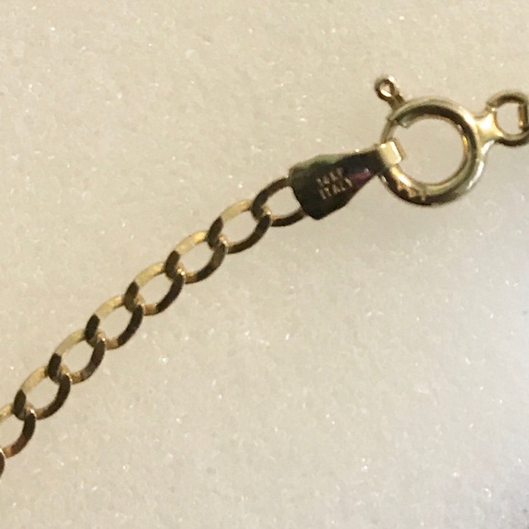 👑✅PRICE FIRM✅ Genuine 14k Solid Gold 3 Charm Bracelet - Picture 5 of 10